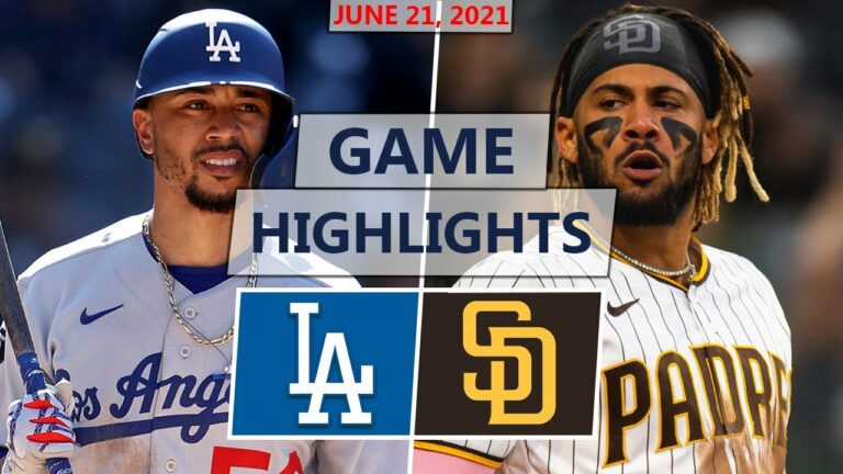 ロサンゼルス ドジャース vs. サンディエゴ パドレス ハイライト |  2021年6月21日（ウリアス対ダルビッシュ）
