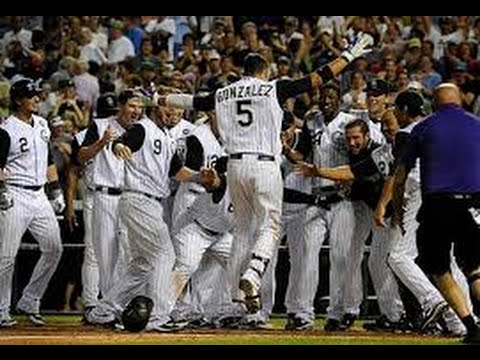 2009年以降、コロラド・ロッキーズのウォークオフ勝利はすべて