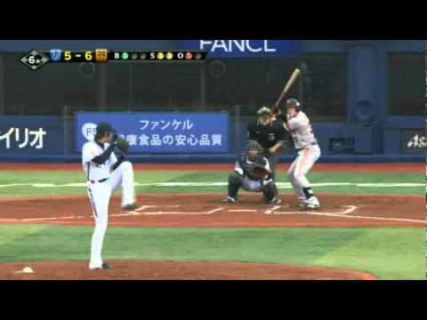 G:ライアル:レフトへのツーベース 2塁