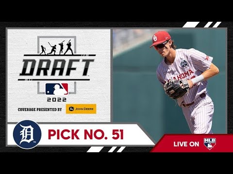 デトロイト・タイガースが2022年のドラフト51位指名でペイトン・グラハムを指名！