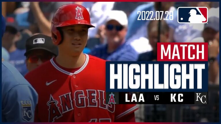 【MLB】7.28 エンゼルスvsロイヤルズ 日本語ハイライト