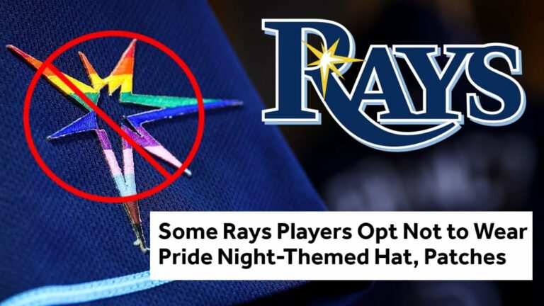 タンパベイ レイズの選手は、「プライド」パッチの着用を拒否します。 彼らは目覚めたMLB美徳シグナリングで終わりました