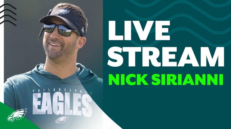 Nick Sirianni Eagles Media Availability ライブ ストリーム |  1/4/23