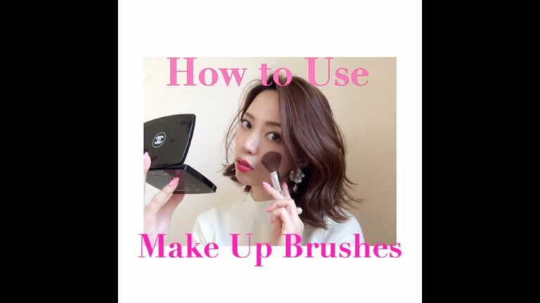 How to Use Make Up Brushes