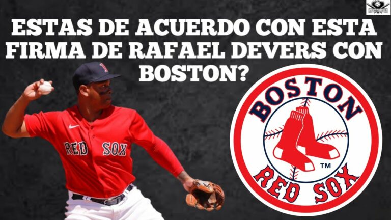 RAFAEL DEVERS FIRMA CON ボストン レッド ソックス PARA EVITAL EL ARBITRAJE SALARIAL |  QUE OPINAS DE DEVERS?