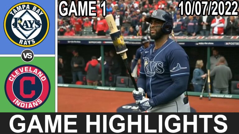タンパベイ レイズ vs クリーブランド ガーディアンズ (10/7/22) AL ワイルド カード ゲームのハイライト |  MLB ハイライト