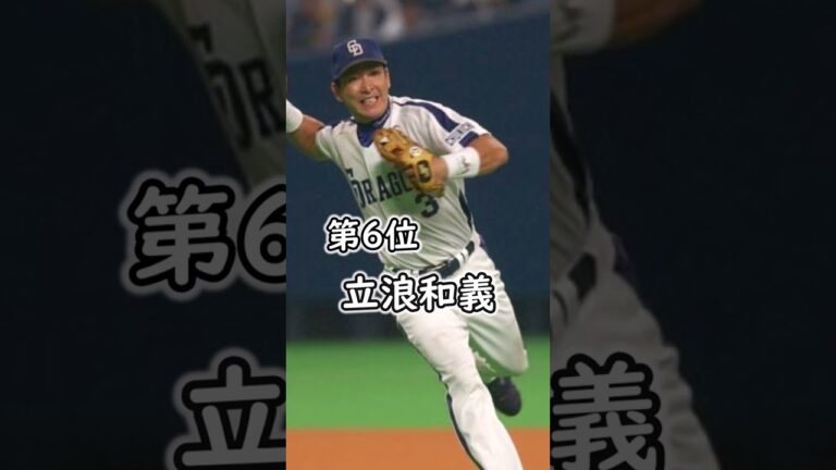 歴代守備職人ランキング #shorts #プロ野球 #守備職人#サード #プロ野球 #岩村明憲 #掛布雅之 #中村紀洋 #有藤通世 #松田宣浩 #立浪和義 #宗佑磨 #衣笠祥雄 #今江敏晃