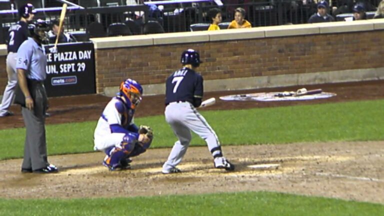 [MIL] Norichika Aoki's batting (ブルワーズ 青木宣親のバッティング)_2013092606