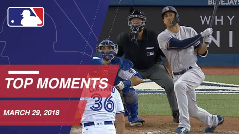 Top 10 Plays from Opening Day - 3/29/18