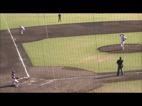柴田大地投手・松井聖捕手のバッテリー（ヤクルトスワローズ）で投球練習 / 第19回みやざきフェニックス・リーグにて