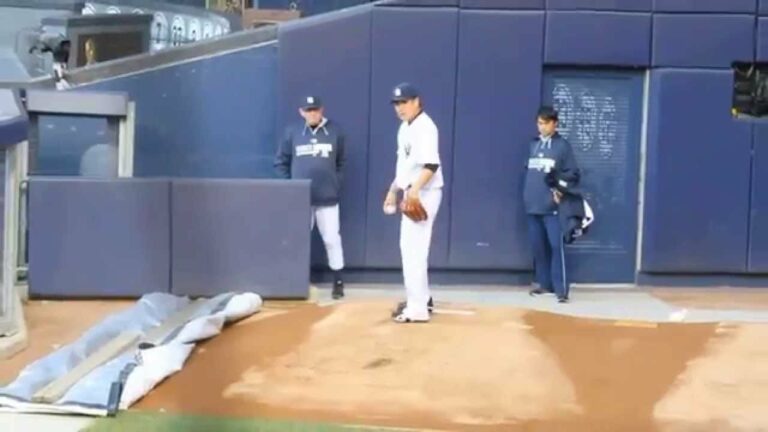 【ブルペン】ニューヨーク・ヤンキース 田中将大  ヤンキースタジアム初先発試合！
