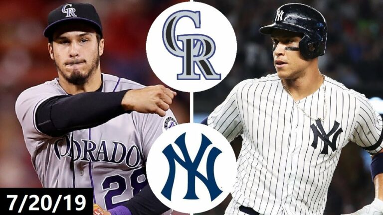 コロラド ロッキーズ vs ニューヨーク ヤンキース ハイライト |  2019年7月20日（2019年MLBシーズン）