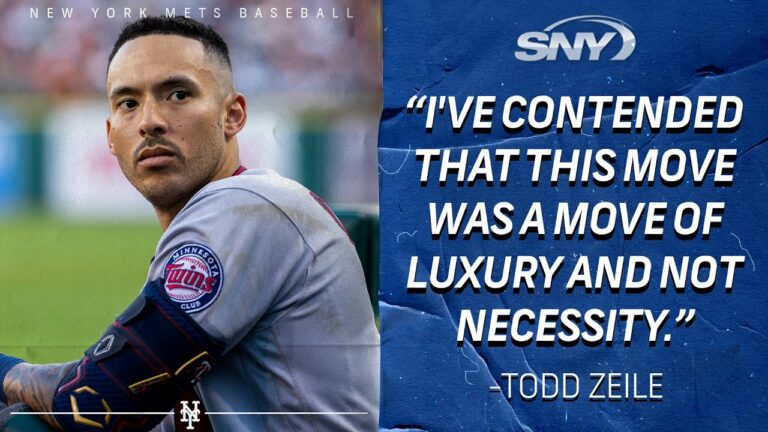 Todd Zeile は、Carlos Correa に負けた後、メッツのファンはパニックに陥ってはいけないと言います。 ニューヨーク・メッツ |  SNY
