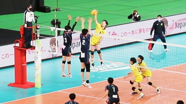 【春高2023男子準決勝】鎮西 vs 東山　第２セット　麻野堅斗、尾藤大輝、舛本颯真、平田悠真　＜男子バレーボール＞