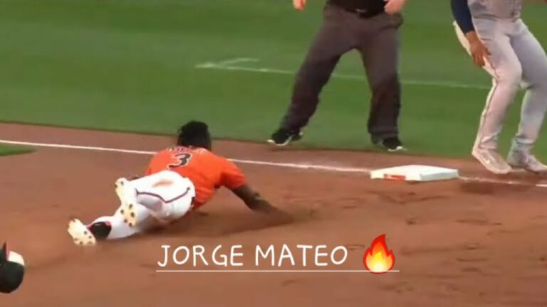 ボルチモア・オリオールズのホルヘ・マテオはとてつもなく速い🔥🔥対レッドソックス