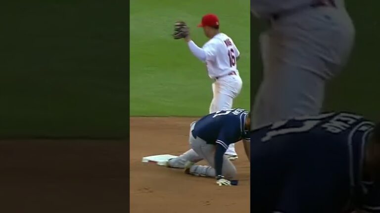 The Catcher Threw The Runner Out From His Knees!