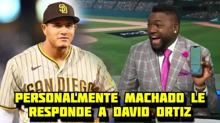 David Ortiz Subestimó a Los Padres de San Diego y Manny Machado no Espero en Responderle