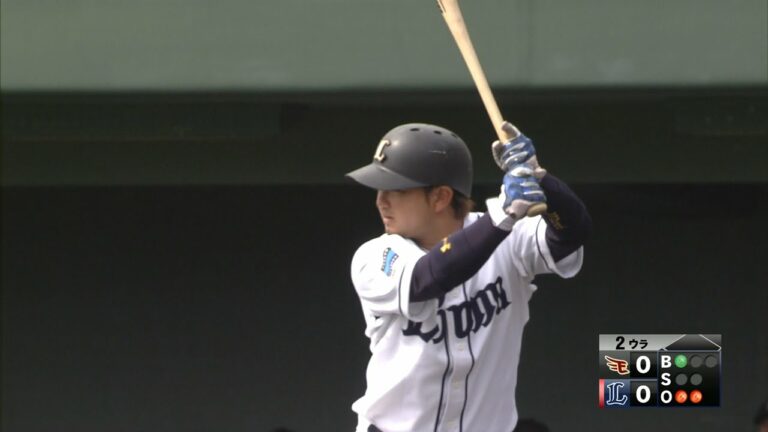【プロ野球パ】森友哉が打撃でアピール！　力強いスイングでヒットを記録  2015/02/24 L-E