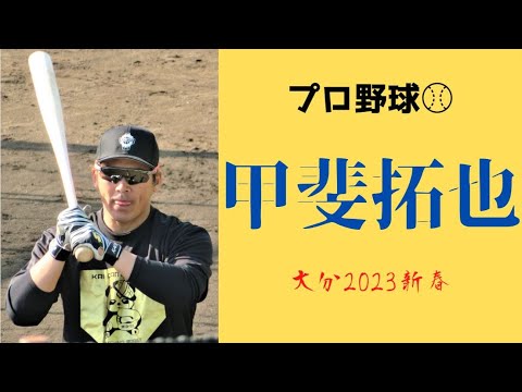 【プロ野球⚾】甲斐拓也選手ら 大分自主トレ打撃練習ダイジェスト in 別大興産スタジアム