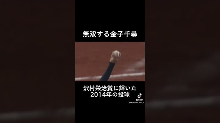 【変幻自在のピッチング】2014年　沢村栄治賞に輝いた金子千尋の奪三振シーン