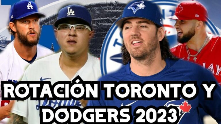 ASSYAN LA ROTACIÓN DE LOS ANGELES DODGERS Y TORONTO BLUE JAYS PARA EL 2023/ MLB ロタシオン 2023