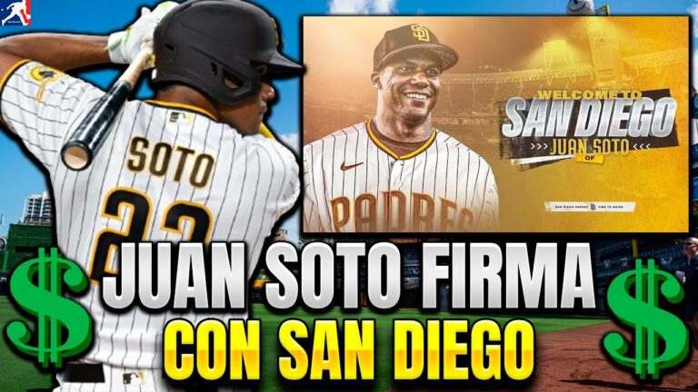 フアン・ソト・フィルマ・コン・ロス・パドレス・デ・サンディエゴ。  #MLB #バイスボル #野球