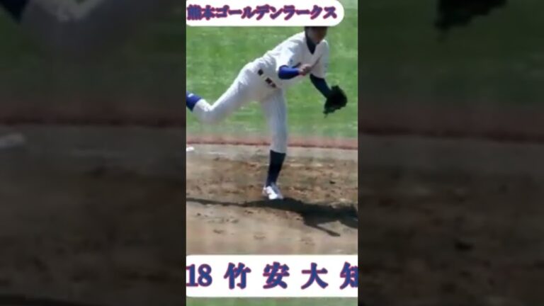2013/04/12 熊本ゴールデンラークス・竹安大知投手(現オリックスバファローズ)