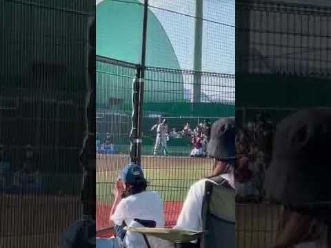 八百板 卓丸　途中出場でヒットを放つ！
