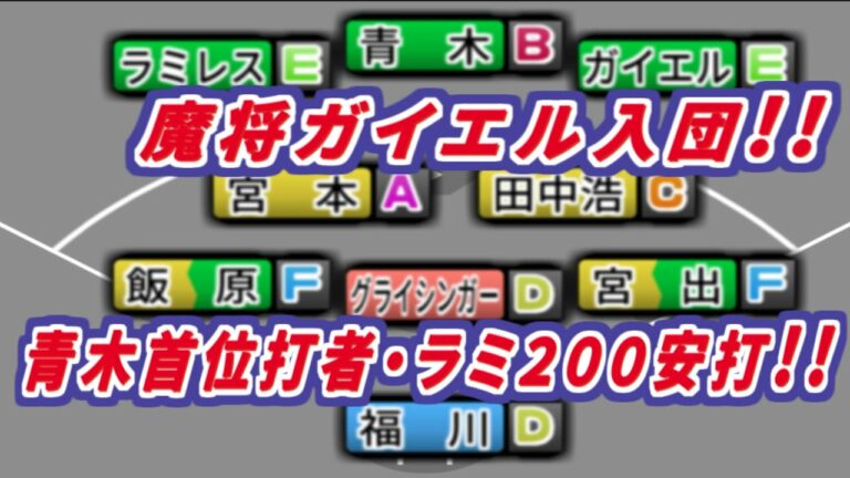 【2007年】ヤクルト打線＋投手陣【青木宣親首位打者・ラミレス200安打、魔将ガイエル入団】