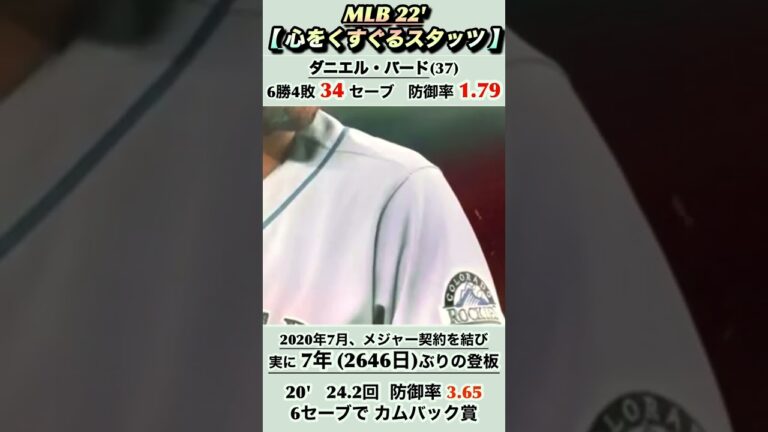 WBC米国代表🇺🇸ダニエル・バードの復活劇