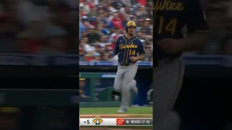 MLB. Brewers vs. Phillies (4/23/22) 3:3 (5:3)