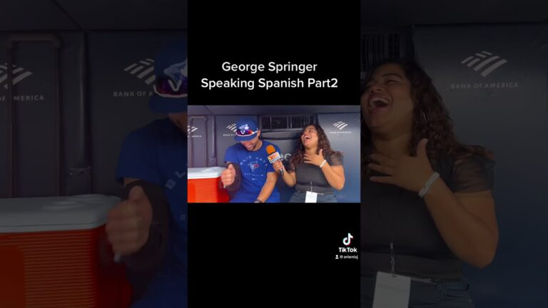George Springer Speaking Spanish part 2