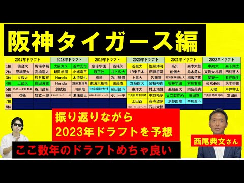 阪神タイガースドラフト振り返りながら2023年ドラフトを予想する