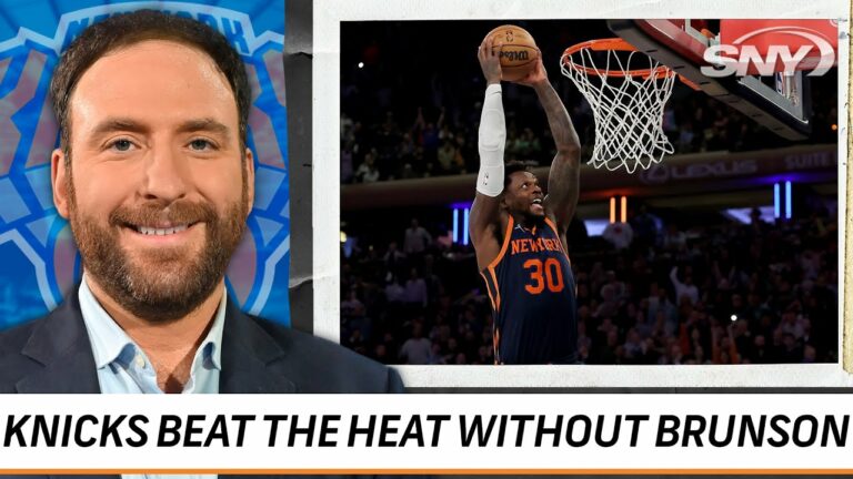 NBA Insider は、Jalen Brunson なしでヒートに対するニックスの大きな勝利を分析します。 イアン・ベグリー |  SNY