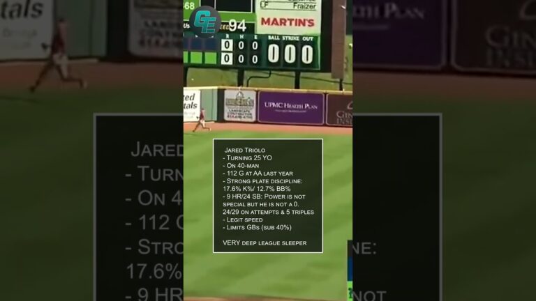 Jared Triolo has some SLEEPER appeal 😴 | DEEP League Sleeper | Fantasy Baseball 2023
