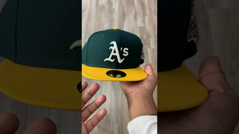 オークランド アスレチックス 1989 ワールド シリーズ ニュー エラ 59Fifty フィット ハット BATTLE OF THE BAY グリーン イエロー & グレー