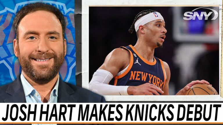 NBA インサイダーのイアン・ベグリーがジョシュ・ハートのニックスでのデビューに反応 | スポーツナイト