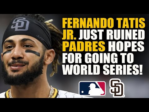 パドレス フェルナンド タティス JR. サンディエゴがワールドシリーズに行くチャンスを台無しにした！