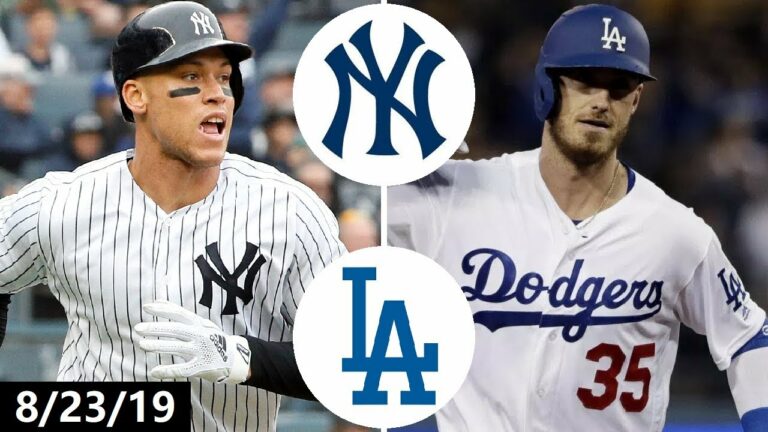 ニューヨーク ヤンキース vs ロサンゼルス ドジャース ハイライト |  2019 年 8 月 23 日 (2019 MLB シーズン)