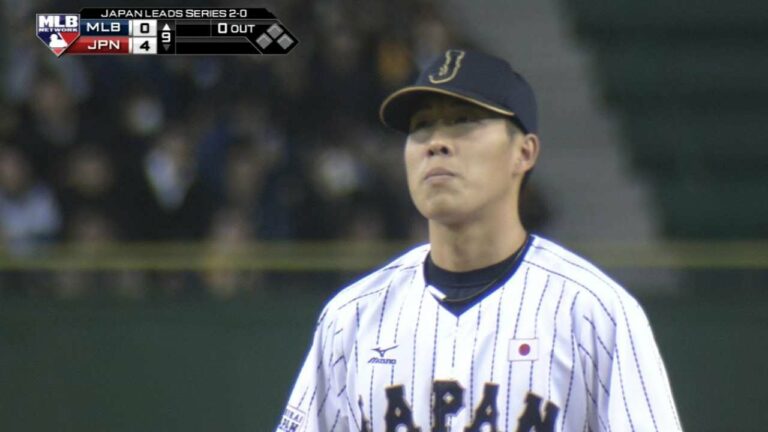 MLB@JPN: 西野のパーフェクト 9 封印 日本のノーノー