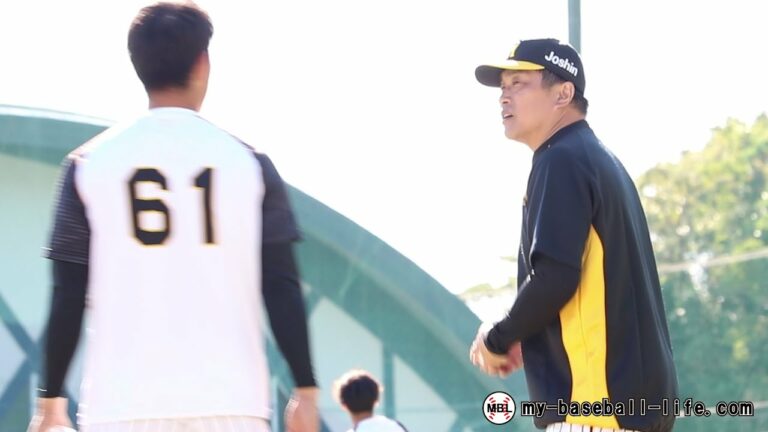 【阪神タイガース】昌塾開講（山本昌臨時コーチ）指導を受ける望月惇志投手☆安芸キャンプ☆20191115