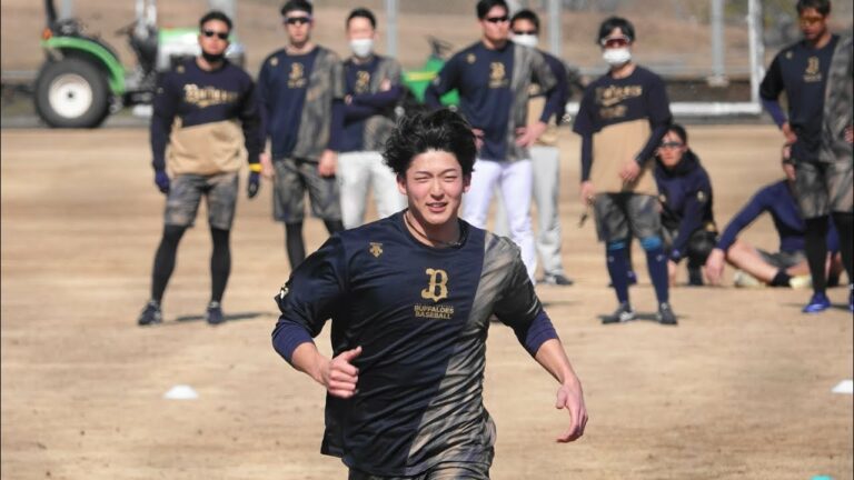 オリックス春季キャンプ投手ダッシュ練習（2023 0208）
