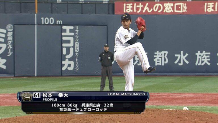 オリックス松本が7回に三者凡退と完璧なピッチング 2013.03.05 Bs-S
