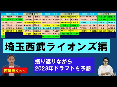 埼玉西武ライオンズドラフト振り返りながら2023年ドラフト予想