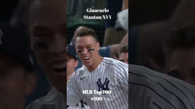 Baseballs Top 100 players 2023 #100 Giancarlo Stanton #shorts #top100 #mlb playlist in description