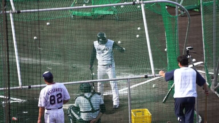 2023/2/12(日) フリーバッティング 元山飛優(東京ヤクルトスワローズ) その1