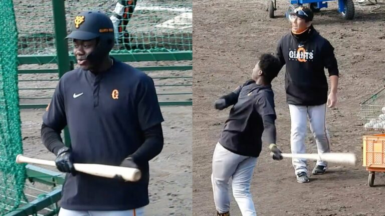 【飛距離エグすぎ】ティマ、スコアボード直撃弾含む豪快ホームラン連発！同世代の浅野とはいずれライバルに？！【フリー打撃】【宮崎春季キャンプ】【巨人】2023.2.16