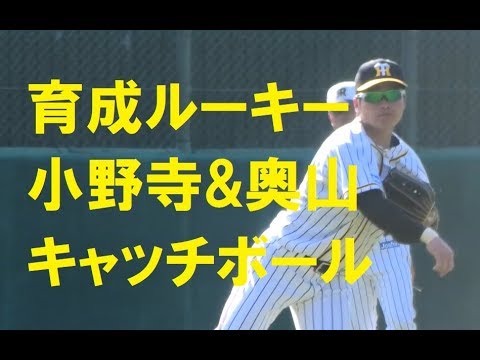 育成ルーキー　小野寺・奥山のキャッチボール　20200205