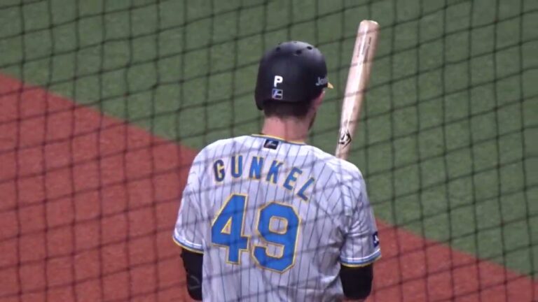 2022プロ野球 ガンケル 粘ってヒットを放つ