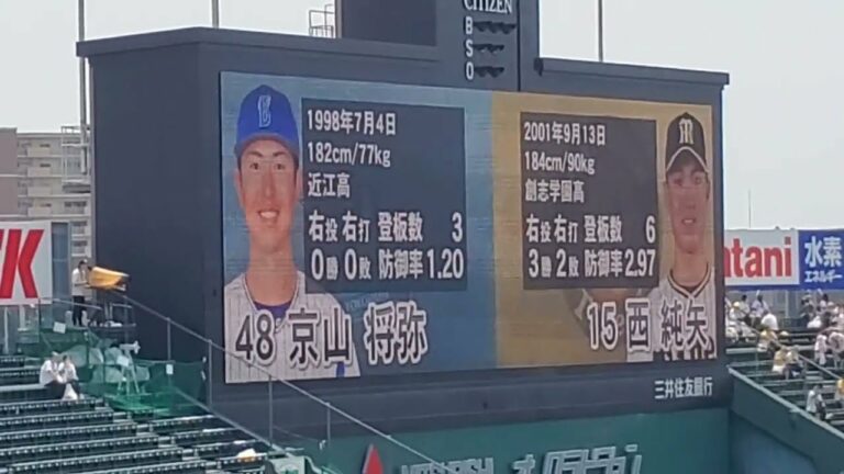 ［12時45分の時点］20220619　今日本日の試合･先発投手の発表【阪神タイガースvs横浜DeNAベイスターズ】試合前@阪神甲子園球場･ﾚﾌﾄ外野